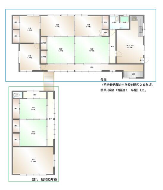 岐阜県各務原市の一戸建て | 1820万円 | 9DK | 793.36m² | Akiyama house finder