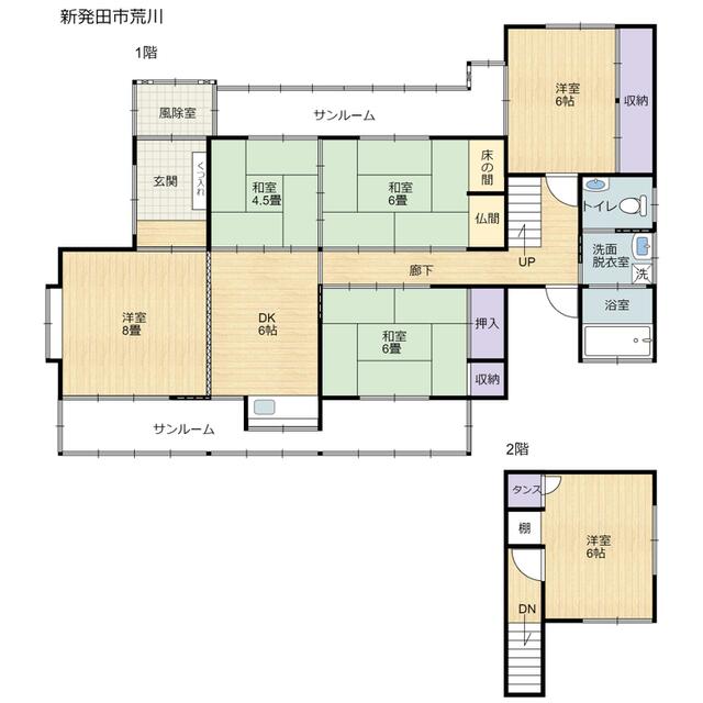 新潟県新発田市の一戸建て | 400万円 | 6LDK | 996.46m² | Akiyama house finder