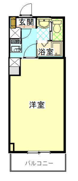 第２サンライズマンション 207｜熊本県八代市花園町(賃貸マンション1K・2階・25.51㎡)の写真 その2