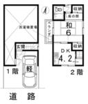 京都市北区上賀茂狭間町 2階建 築42年のイメージ