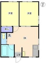 神奈川県平塚市桃浜町（賃貸アパート2DK・1階・38.88㎡） その1