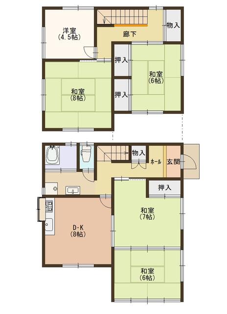 奈良県宇陀市の一戸建て | 380万円 | 5DK | 212.13m² | Akiyama house finder
