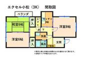 小松市串町 2階建 築32年のイメージ