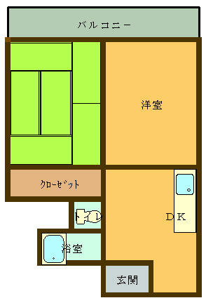 香川県仲多度郡琴平町榎井(賃貸マンション2DK・4階・38.00㎡)の写真 その1