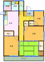 熊本県熊本市北区高平２丁目（賃貸一戸建4DK・--・72.92㎡） その1