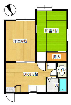 第二トキワコーポ 203｜千葉県習志野市東習志野３丁目(賃貸アパート2DK・2階・32.23㎡)の写真 その1