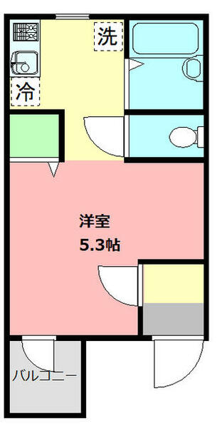 神奈川県横須賀市衣笠栄町２丁目(賃貸アパート1R・2階・18.48㎡)の写真 その1