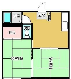 レジデンス松戸 B107｜千葉県佐倉市王子台３丁目(賃貸アパート2DK・1階・34.65㎡)の写真 その1