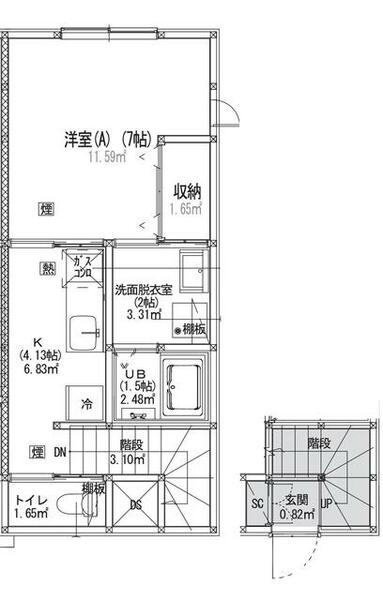 プレシス北上｜岩手県北上市村崎野１６地割(賃貸アパート1K・1階・31.46㎡)の写真 その1