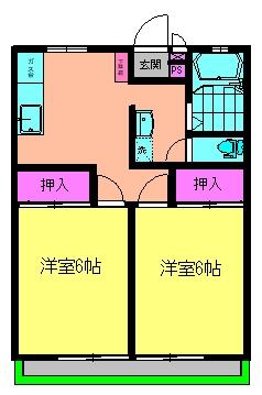 ハイツ小幡 201｜静岡県湖西市鷲津(賃貸アパート2DK・2階・40.92㎡)の写真 その1