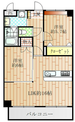 同じ建物の物件間取り写真 - ID:240027025054