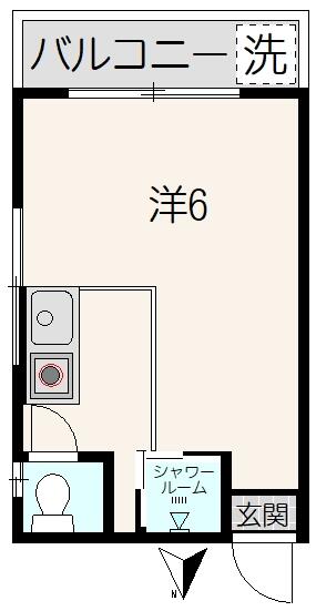モンテハイツ 504｜東京都杉並区和田３丁目(賃貸マンション1R・5階・16.00㎡)の写真 その2