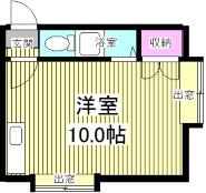 エクセル豊平  ｜ 北海道札幌市豊平区豊平一条１丁目（賃貸アパート1R・2階・23.22㎡） その1