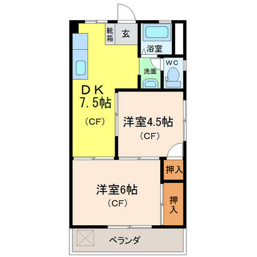 同じ建物の物件間取り写真 - ID:244003843456