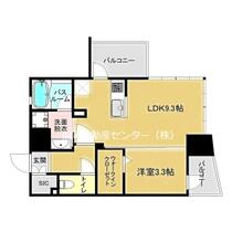 福岡県福岡市東区香椎駅前２丁目（賃貸マンション1LDK・6階・34.40㎡） その2