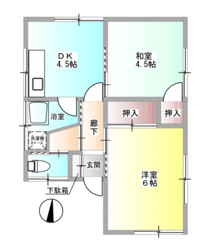 同じ建物の物件間取り写真 - ID:214053846468