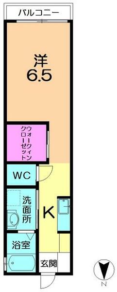 ワカサマンション 201｜京都府木津川市相楽城西(賃貸マンション1K・2階・31.00㎡)の写真 その2