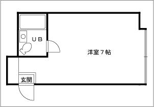 ホックステン 105｜群馬県高崎市飯塚町(賃貸アパート1R・1階・13.47㎡)の写真 その2