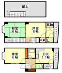 広島市南区比治山本町 3階建 築38年のイメージ