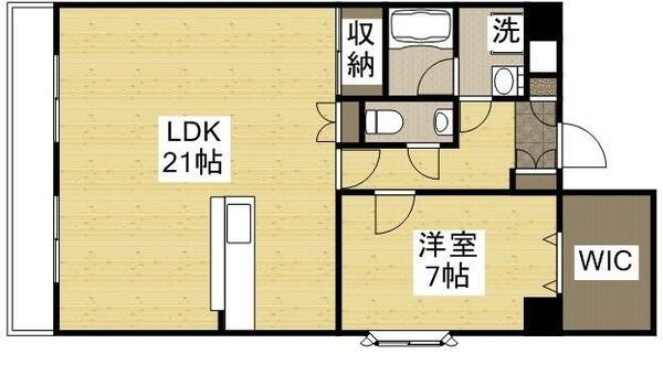 はるなガーデン 803｜岡山県岡山市北区中央町(賃貸マンション1LDK・8階・65.00㎡)の写真 その2