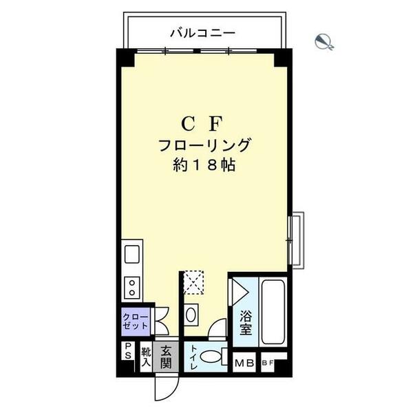 ドゥエリングサカ 104｜東京都世田谷区上馬２丁目(賃貸マンション1R・1階・43.24㎡)の写真 その2