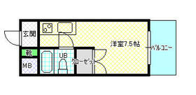 メゾンドセドール 8F ｜ 秋田県秋田市千秋矢留町（賃貸マンション1R・8階・18.09㎡） その1