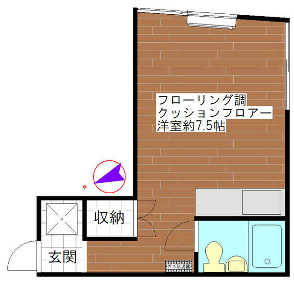 小山ホームズ 203｜東京都品川区小山２丁目(賃貸アパート1K・2階・18.87㎡)の写真 その2