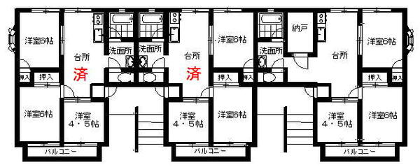 グランドメゾンⅠ｜千葉県東金市東上宿(賃貸アパート3SDK・3階・55.89㎡)の写真 その2