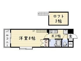 メゾンＯＭ  ｜ 福岡県北九州市小倉南区徳力１丁目（賃貸マンション1K・9階・22.96㎡） その2