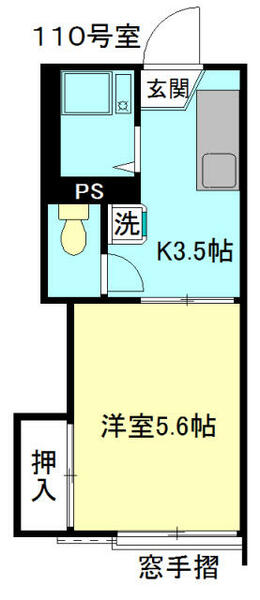 清水コーポⅡ 110｜東京都杉並区清水３丁目(賃貸アパート1K・1階・21.18㎡)の写真 その2