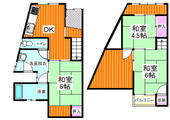 大阪市平野区喜連４丁目 2階建 築58年のイメージ