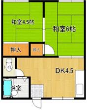 コーポしまもとⅡ 201｜熊本県玉名市中(賃貸アパート2DK・2階・30.00㎡)の写真 その1