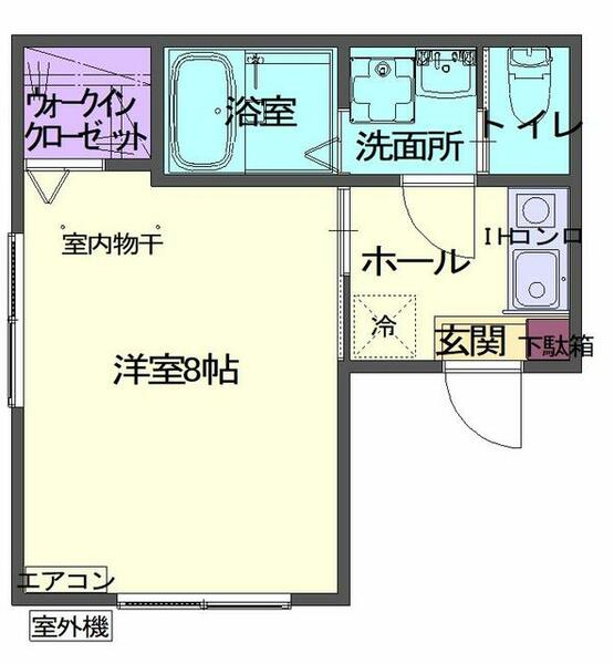 ルクソール北上 A｜岩手県北上市村崎野１４地割(賃貸アパート1K・1階・24.60㎡)の写真 その1