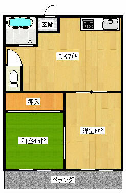 メゾン吉川 103｜茨城県猿島郡境町－(賃貸アパート2DK・1階・41.60㎡)の写真 その1