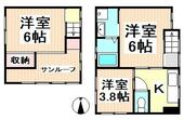渋谷区笹塚３丁目 2階建 築68年のイメージ