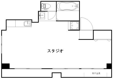 大坪ビル 3A｜神奈川県横浜市中区花咲町３丁目(賃貸マンション1R・3階・40.09㎡)の写真 その2