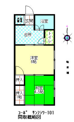 同じ建物の物件間取り写真 - ID:207001150401