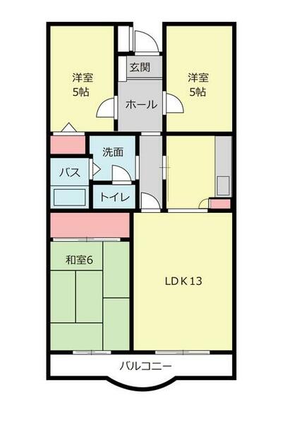 プリムローズ相模が丘 301｜神奈川県座間市相模が丘２丁目(賃貸マンション3LDK・3階・65.02㎡)の写真 その2