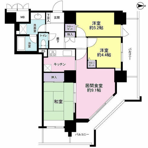 カムザ・スクエア八千代緑が丘タワーズ_間取り_0