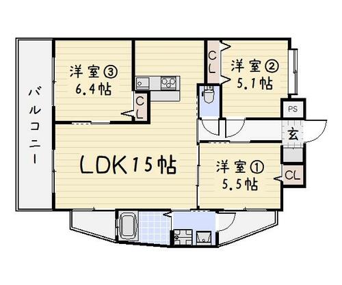 同じ建物の物件間取り写真 - ID:240028366930