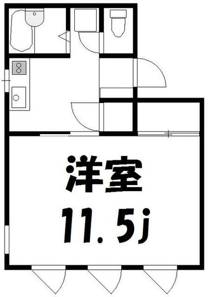 コーワビル 201｜神奈川県川崎市中原区新丸子町(賃貸マンション1K・2階・31.90㎡)の写真 その2