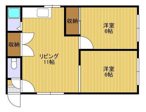 ドミ真栄パーク205の間取り