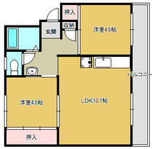 兵庫県神戸市北区君影町４丁目（賃貸マンション2LDK・5階・50.00㎡） その1