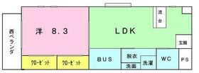 愛媛県東温市志津川（賃貸マンション1LDK・2階・42.75㎡） その2