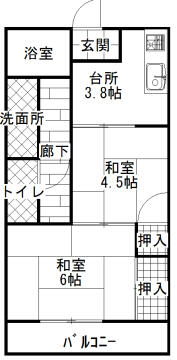 同じ建物の物件間取り写真 - ID:243006637310