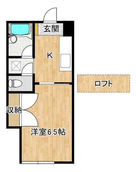 宮城県仙台市宮城野区福室５丁目(賃貸アパート1K・2階・22.00㎡)の写真 その1