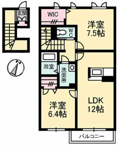 同じ建物の物件間取り写真 - ID:234022749133