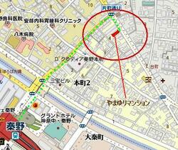 神奈川県秦野市本町２丁目（賃貸マンション2K・3階・34.23㎡） その2