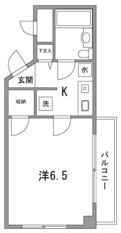 パークハウスＫ 402｜東京都杉並区和田３丁目(賃貸マンション1K・4階・18.02㎡)の写真 その2