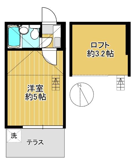 レジデンシャル上板橋 103｜東京都板橋区東新町１丁目(賃貸アパート1SK・1階・10.70㎡)の写真 その2